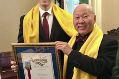 Assemblyman Kevin Kiley presenting the CA Assembly Resolution commemorating NSCW at the Capitol.