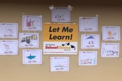 Wall display at The Creative Learning Center